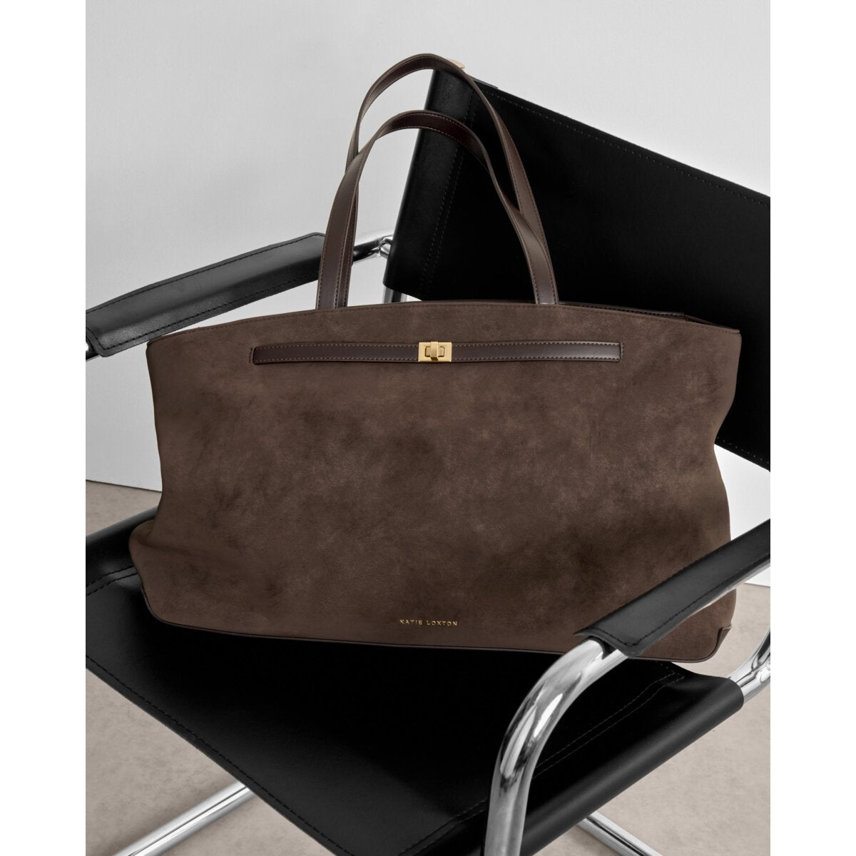 Katie Loxton | Orin Large Tote Bag - Bitter Chocolate
