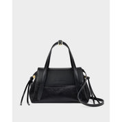 Katie Loxton | Alyssa Top Handle Bag - Black Faux Pony