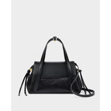 Katie Loxton | Alyssa Top Handle Bag - Black Faux Pony