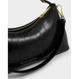 Katie Loxton | Miley Small Shoulder Bag - Black eel