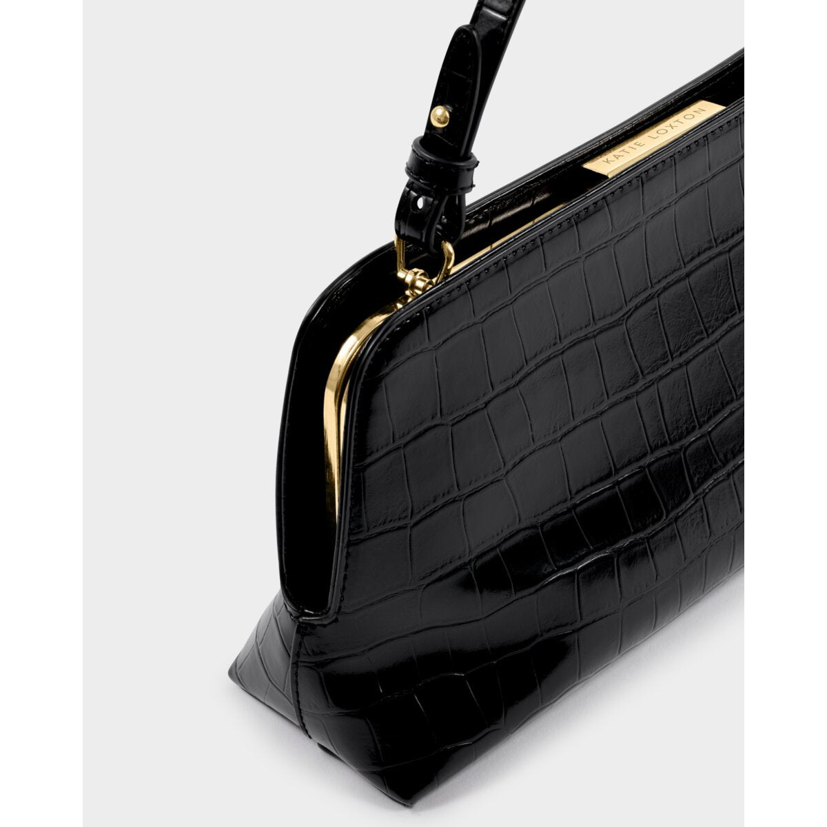 Katie Loxton | Estelle Multiway Bag - Black Faux Croc
