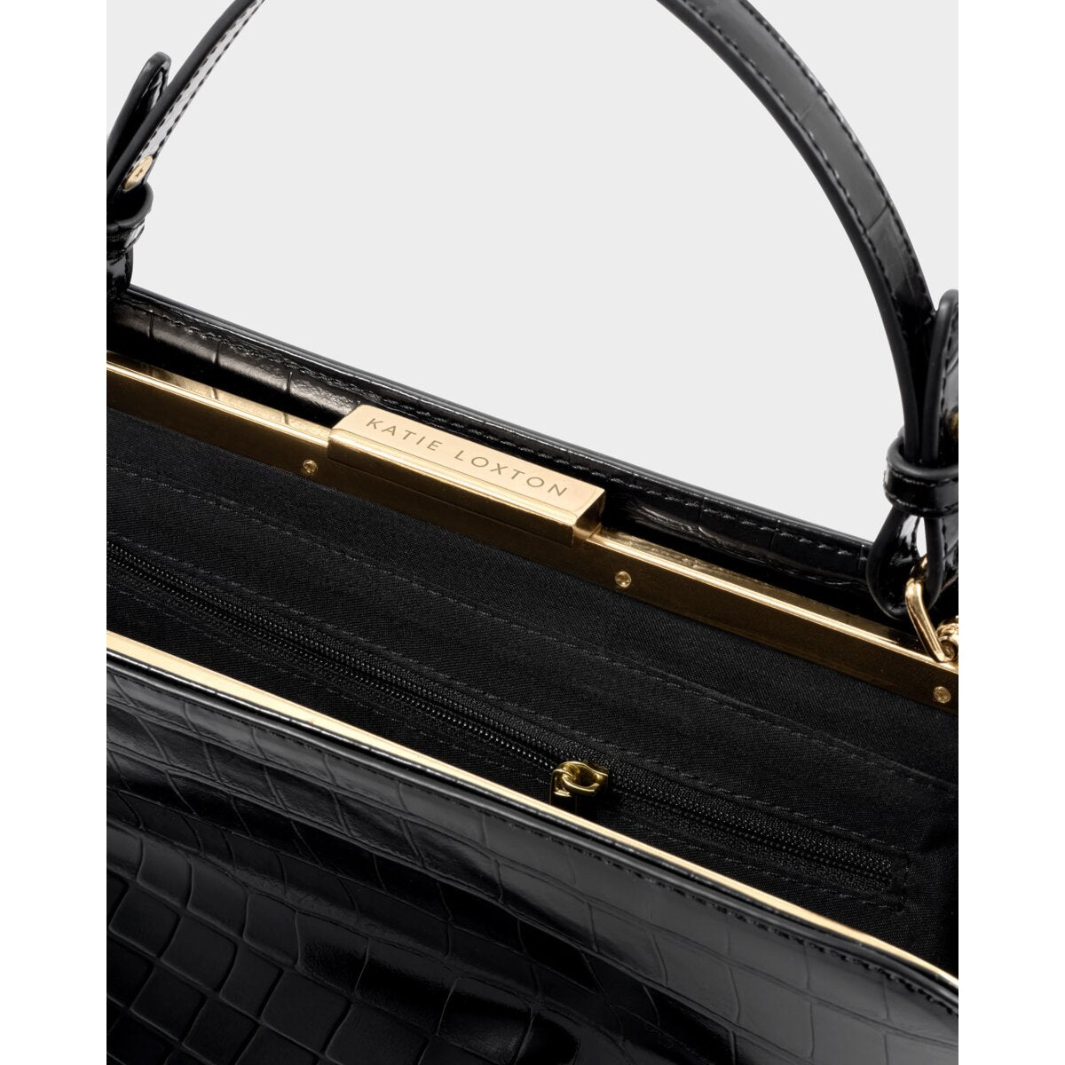 Katie Loxton | Estelle Multiway Bag - Black Faux Croc