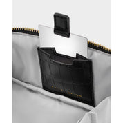 Katie Loxton | Fold Out Mirror Make up Bag - Black Croc