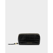 Katie Loxton | Fold Out Mirror Make up Bag - Black Croc