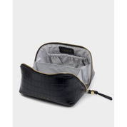 Katie Loxton | Soho Medium Make up Bag - Black Croc