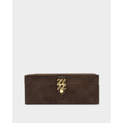Katie Loxton | Large Jewellery Box - Chocolate Suedette