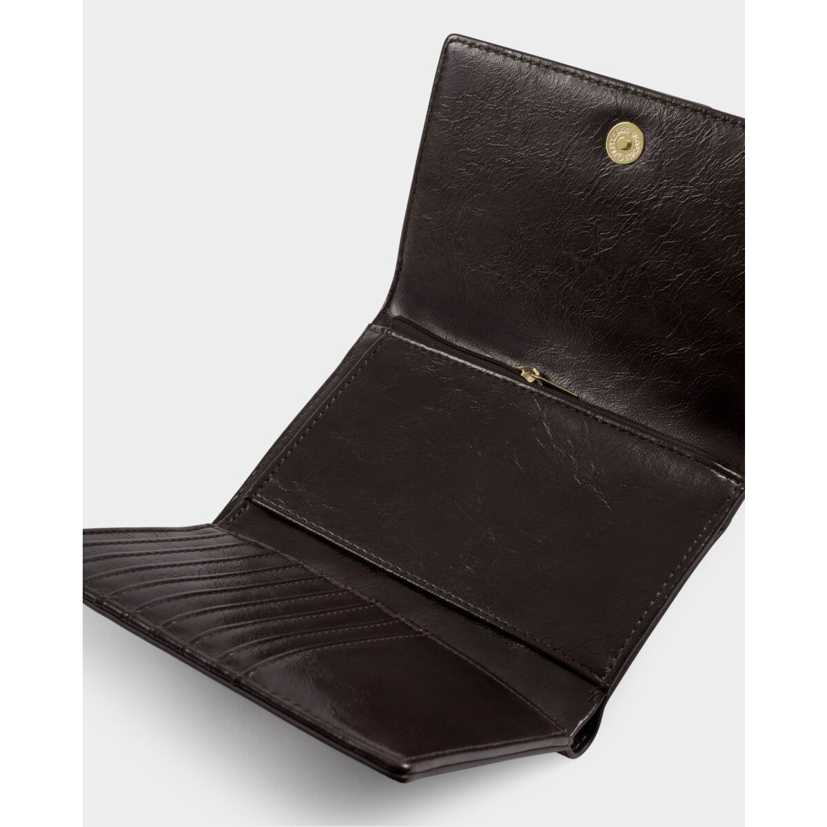 Katie Loxton | Taya Woven Purse - Bitter Chocolate Patent
