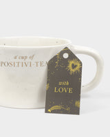 Katie Loxton | Speckled Sentiment Mug - Cup of Positivi-Tea