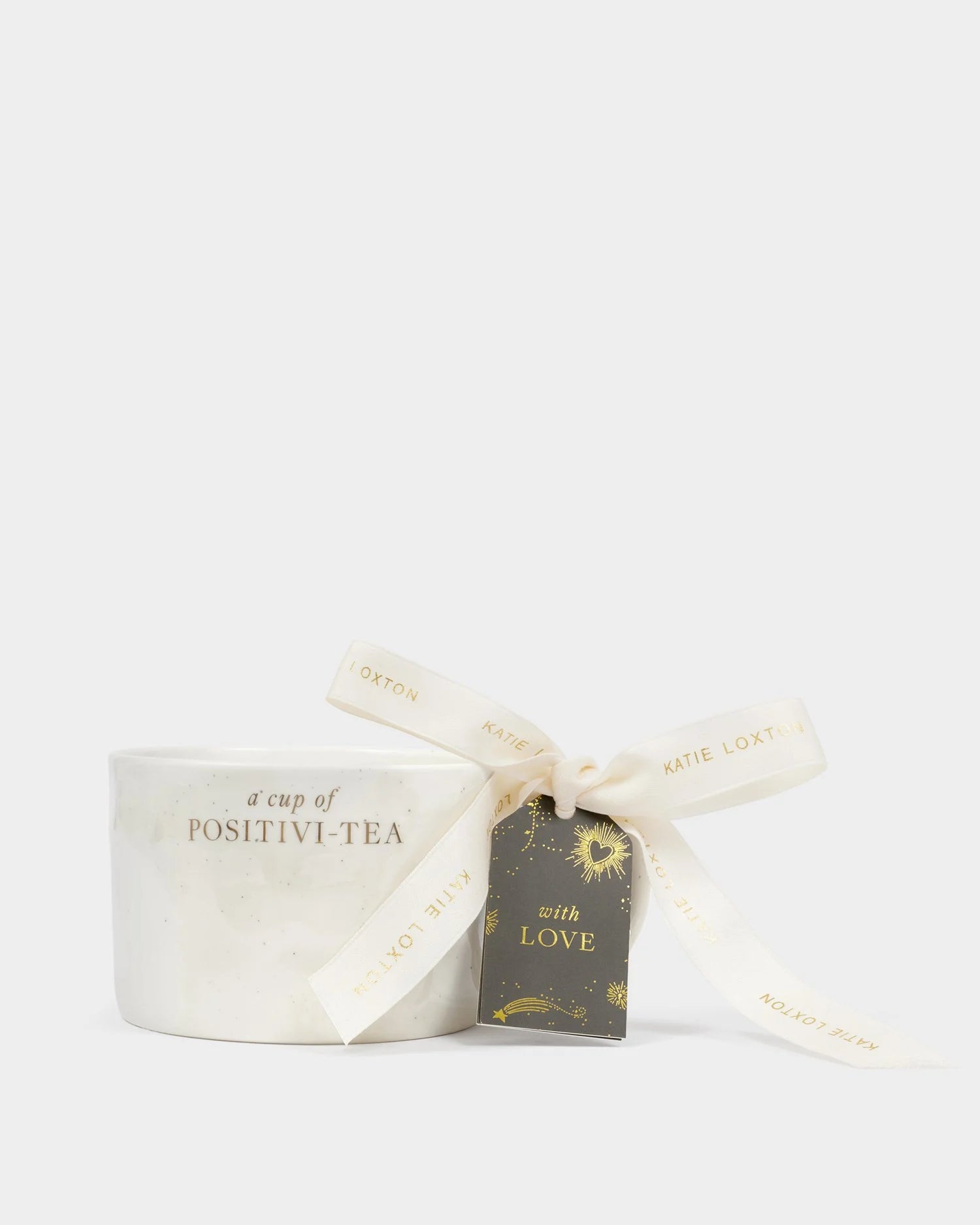 Katie Loxton | Speckled Sentiment Mug - Cup of Positivi-Tea