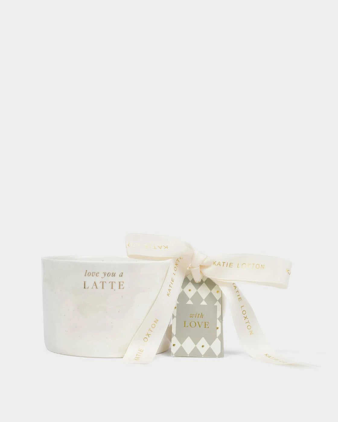 Katie Loxton | Speckled Sentiment Mug - Love you a Latte