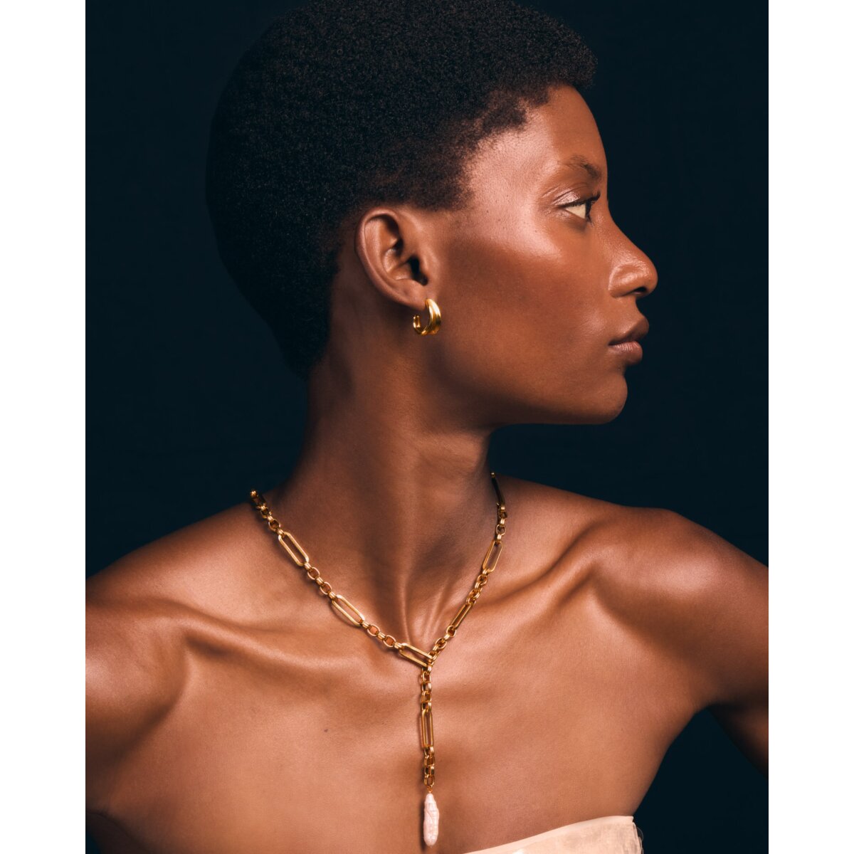 Katie Loxton | Allure Pearl Lariat Necklace