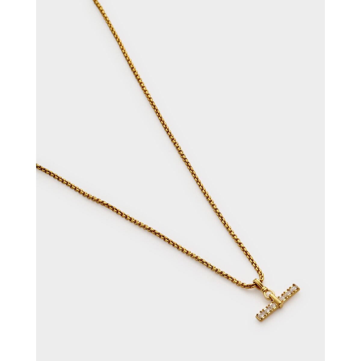 Katie Loxton | Lustre Gold T-Bar Necklace
