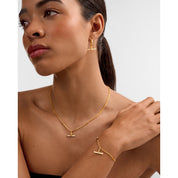 Katie Loxton | Lustre Gold T-Bar Necklace