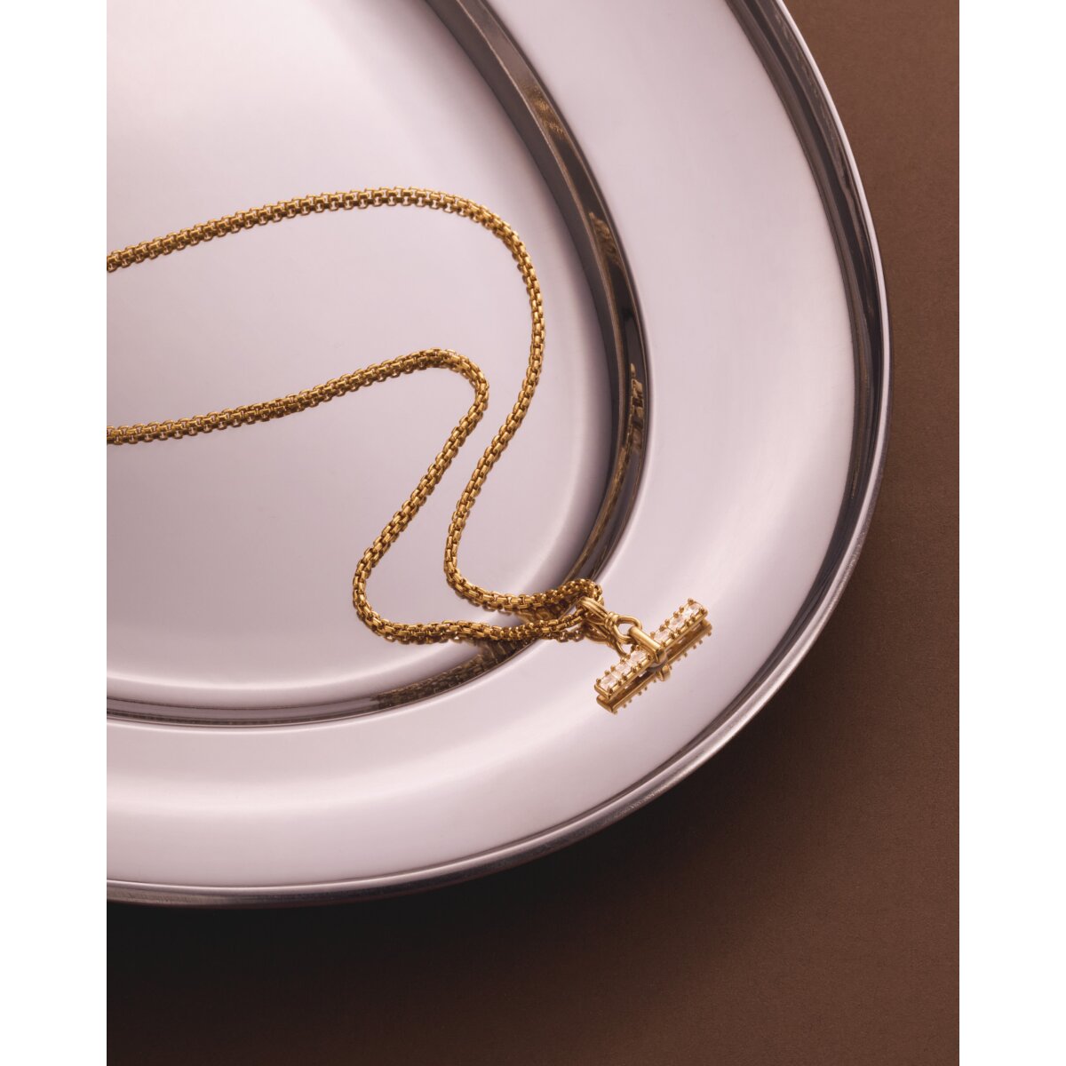 Katie Loxton | Lustre Gold T-Bar Necklace