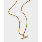 Katie Loxton | Lustre Gold T-Bar Necklace