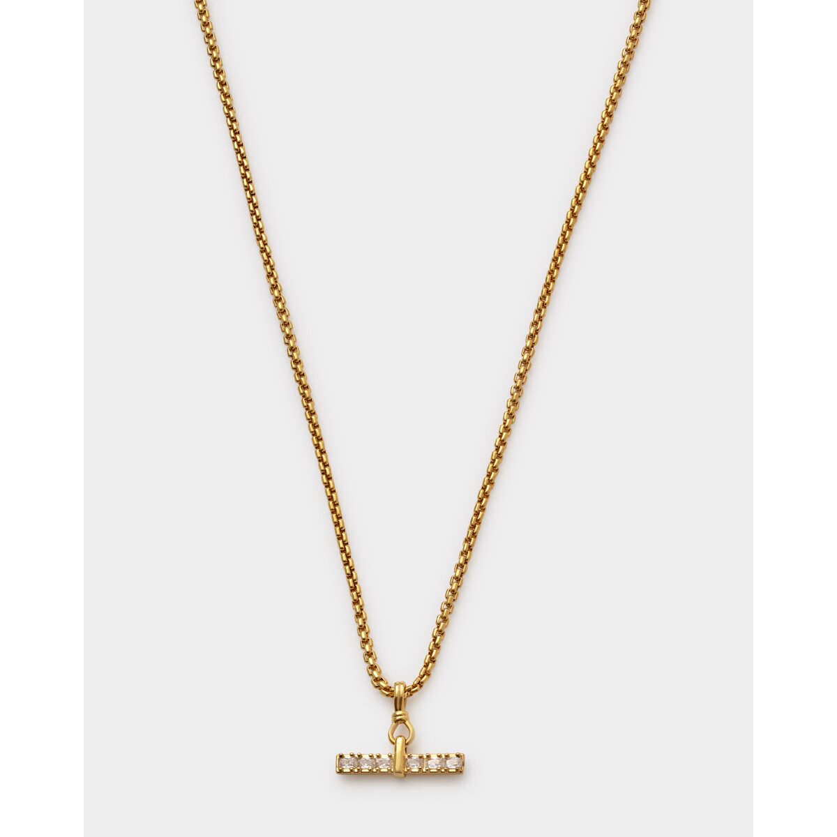 Katie Loxton | Lustre Gold T-Bar Necklace