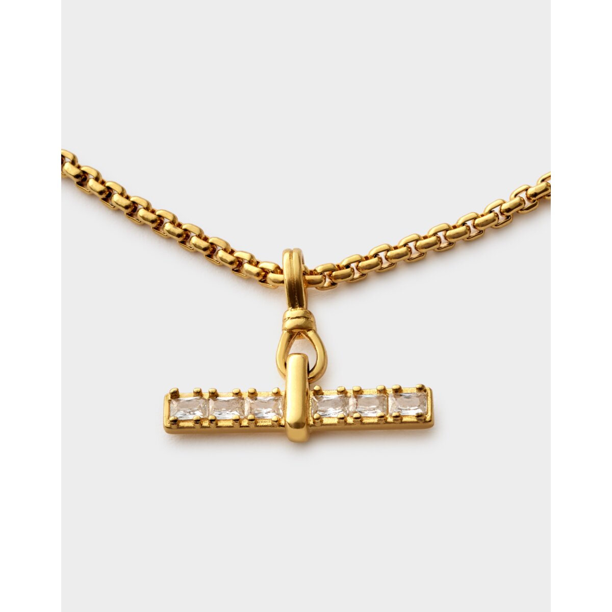 Katie Loxton |  Lustre Gold T-Bar Bracelet