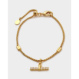 Katie Loxton |  Lustre Gold T-Bar Bracelet