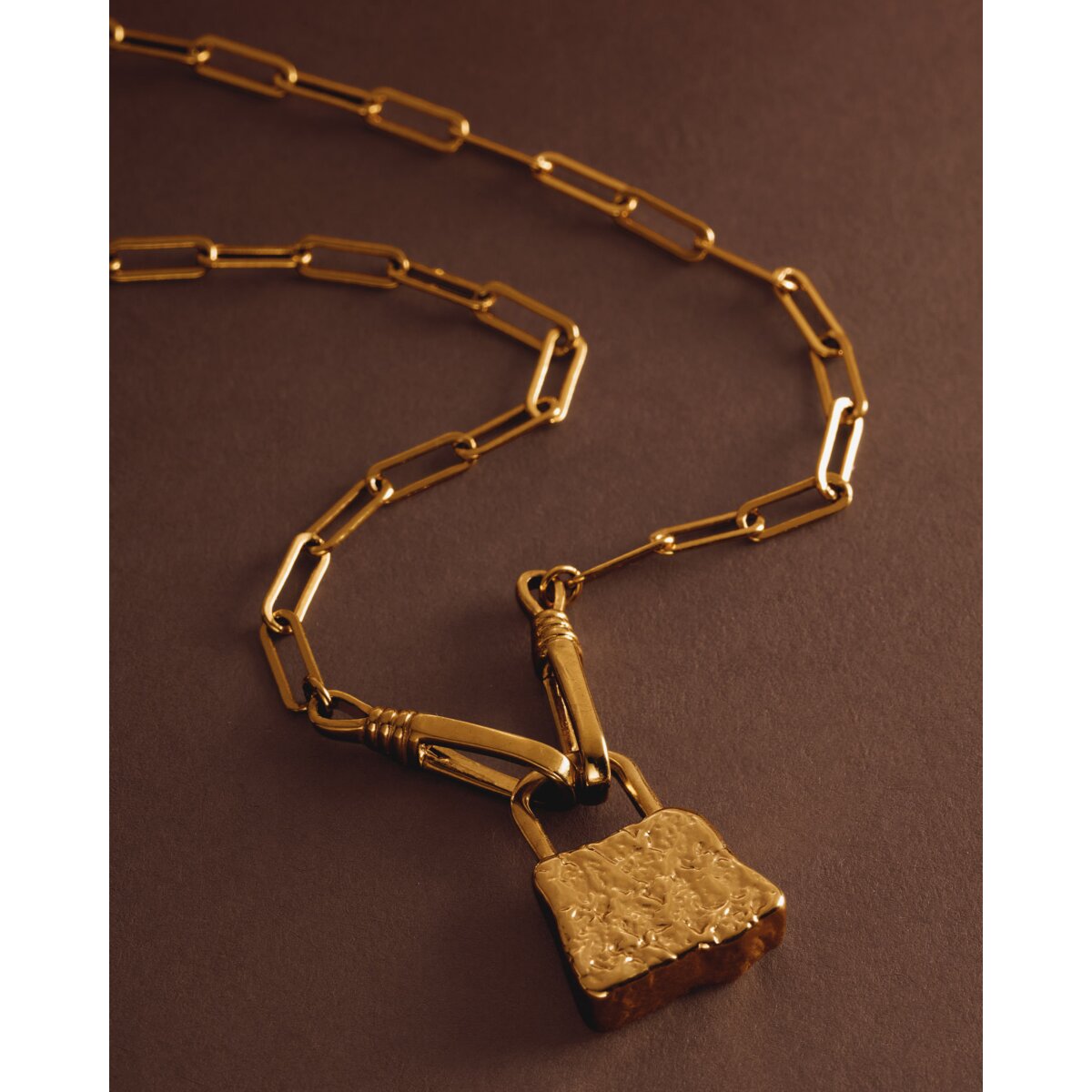 Katie Loxton | Luxe Lock Gold Necklace
