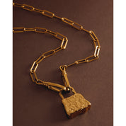 Katie Loxton | Luxe Lock Gold Necklace