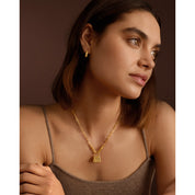 Katie Loxton | Luxe Lock Gold Necklace