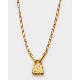 Katie Loxton | Luxe Lock Gold Necklace