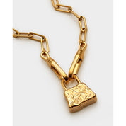 Katie Loxton |  Luxe Lock Gold Bracelet