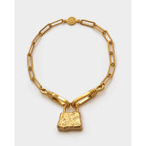 Katie Loxton |  Luxe Lock Gold Bracelet