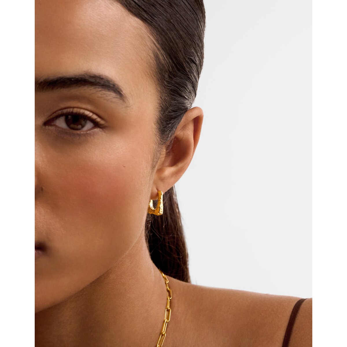 Katie Loxton | Luxe Lock Hoop Earrings