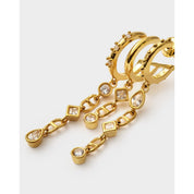 Katie Loxton | Champagne Hour Gold Drop Earrings