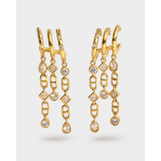 Katie Loxton | Champagne Hour Gold Drop Earrings