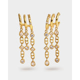 Katie Loxton | Champagne Hour Gold Drop Earrings