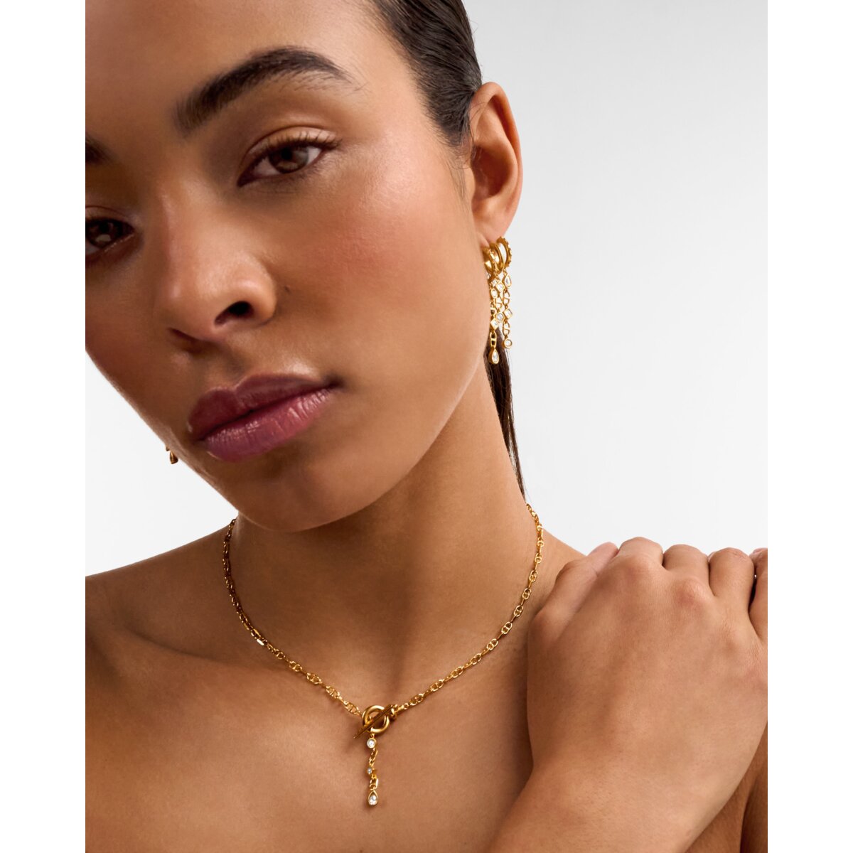 Katie Loxton | Champagne Hour Gold Necklace