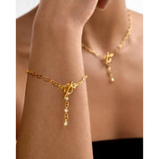 Katie Loxton |  Champagne Hour Gold Bracelet