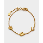 Katie Loxton |  Lucky Charm Gold Bracelet