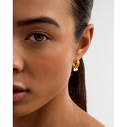Katie Loxton | Champagne Hour Gold Small Drop Earrings