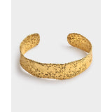 Katie Loxton | Luxe Lock Textured Gold Bangle