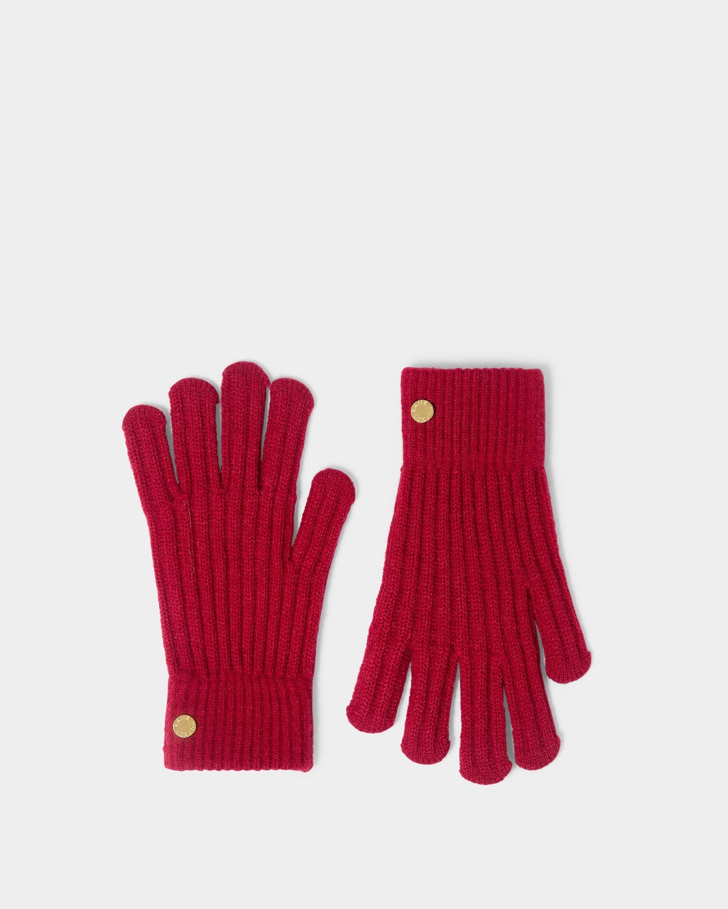 Katie Loxton | Knitted Gloves - Garnet