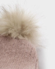 Katie Loxton | Knitted pom pom hat - Dusty Pink