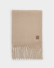 Katie Loxton | Recycled Tassel Scarf - Blush Taupe