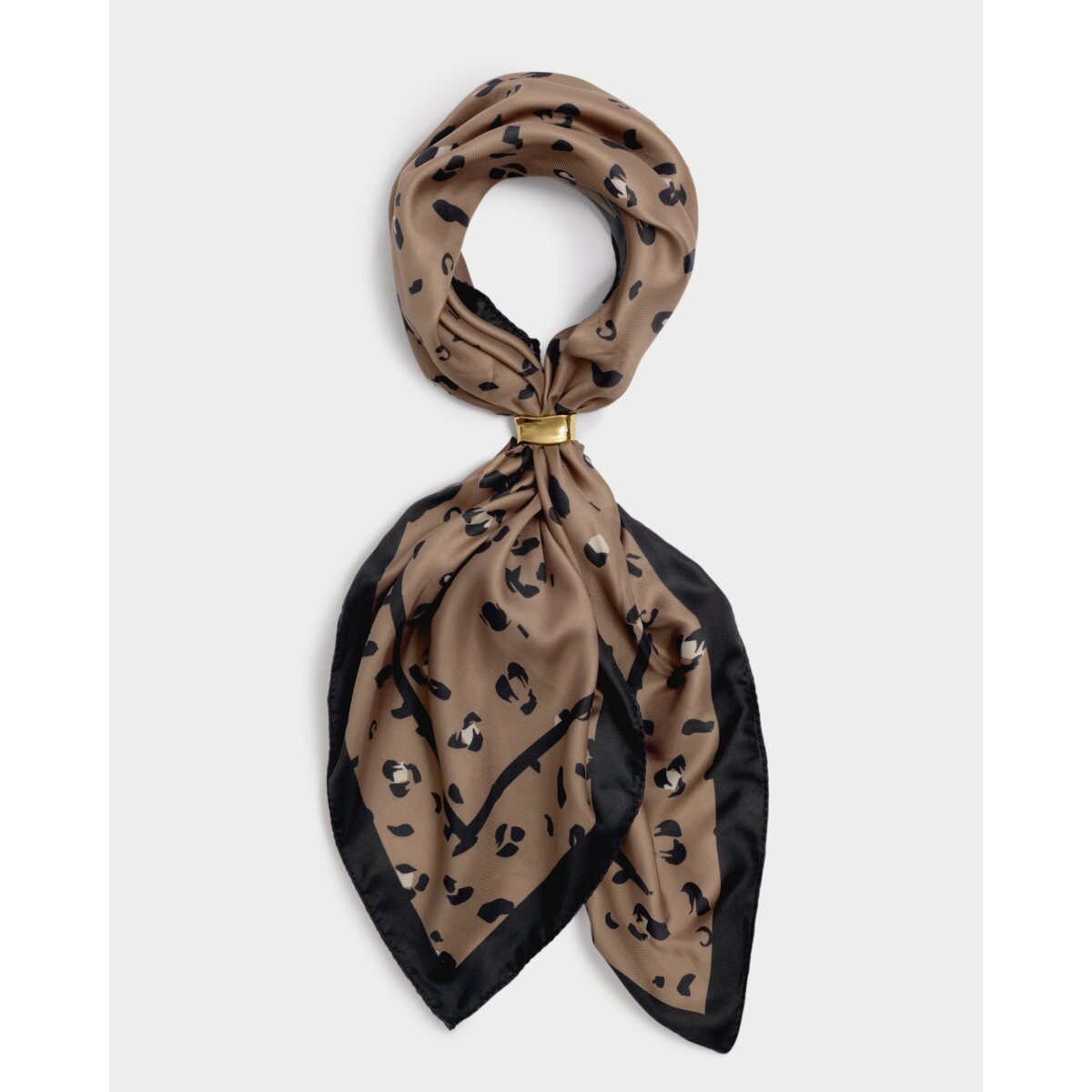 Katie Loxton | Satin Multiway Scarf - Classic leopard