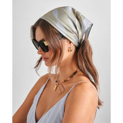 Katie Loxton | Satin Multiway Scarf - Sage & Pastel Blue