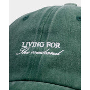 Katie Loxton | Living for the weekend Embroidered Cap - Green
