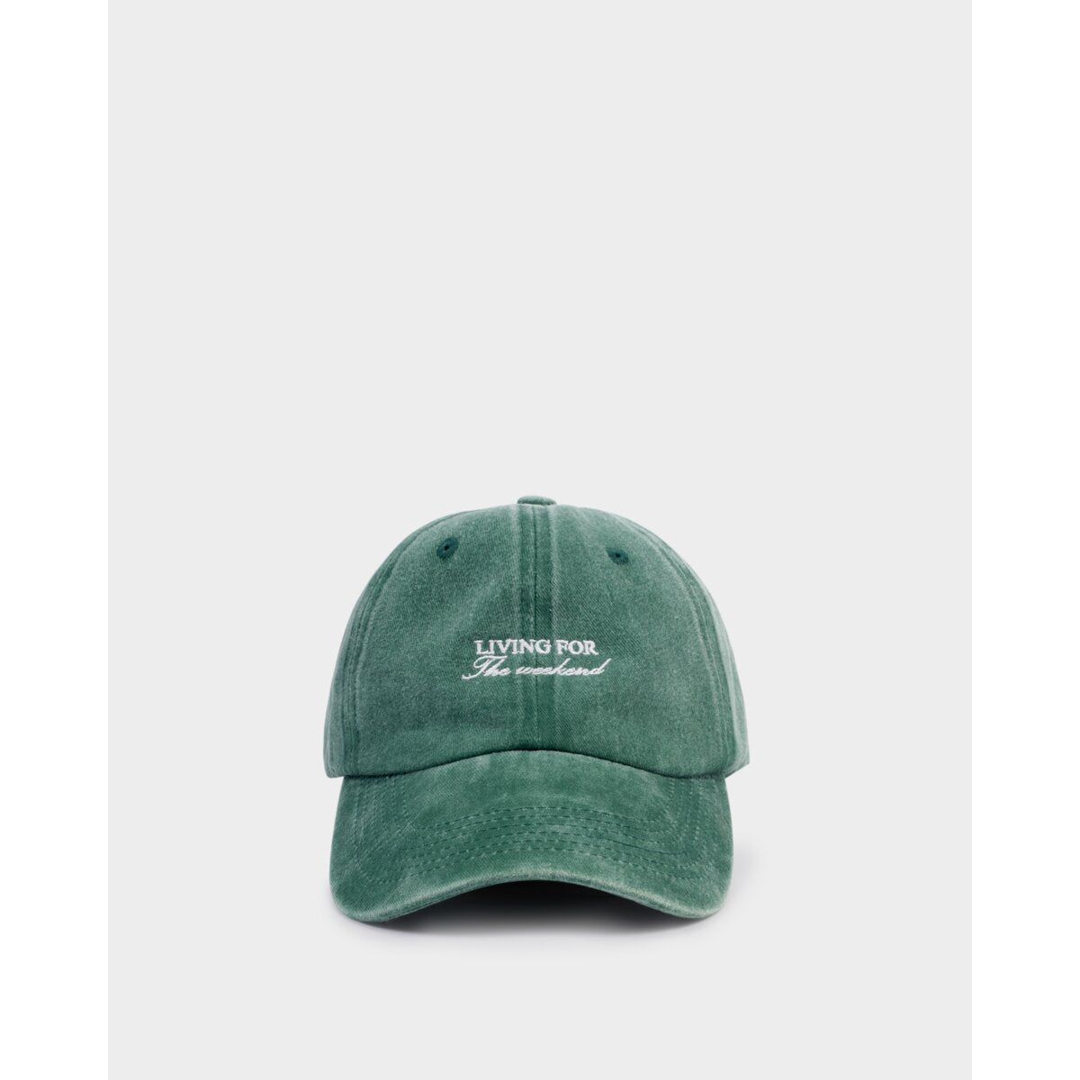 Katie Loxton | Living for the weekend Embroidered Cap - Green