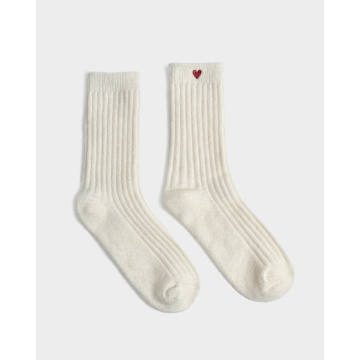 Katie Loxton | Gift Boxed Chunky knit Socks - Off White Heart
