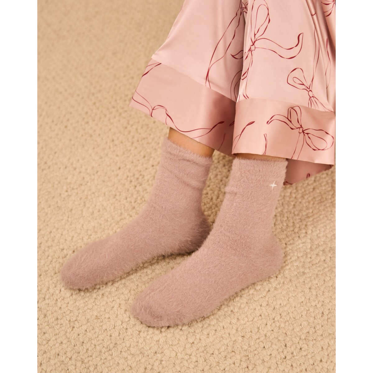 Katie Loxton | Gift Boxed Fluffy Socks - Pink Star