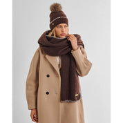 Katie Loxton | Whipstitch Scarf - Chocolate