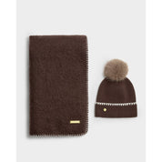 Katie Loxton | Whipstitch Scarf - Chocolate