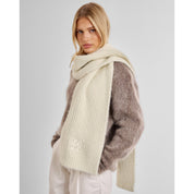 Katie Loxton | Logo Applique Scarf - Off White