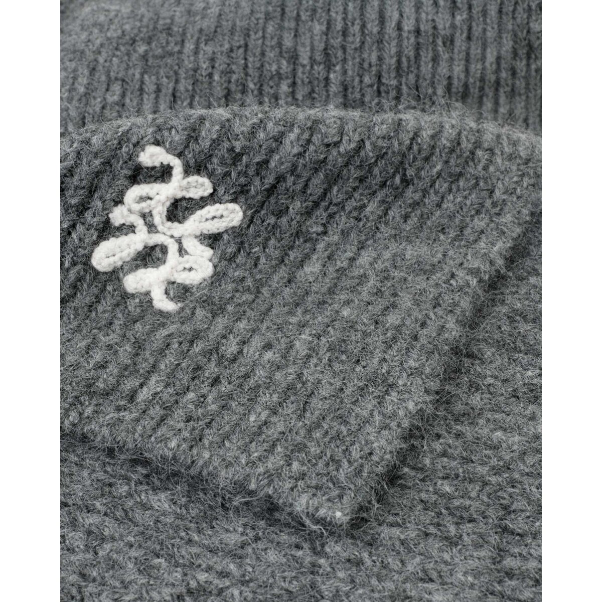 Katie Loxton | Logo Applique Scarf - Charcoal